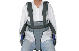 Cinturón de sujeción perineal con tirantes para silla