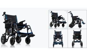 Silla de ruedas con motor...