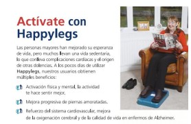 EJERCITADOR AUTOMÁTICO HAPPYLEGS LA MÁQUINA DE ANDAR SENTADO